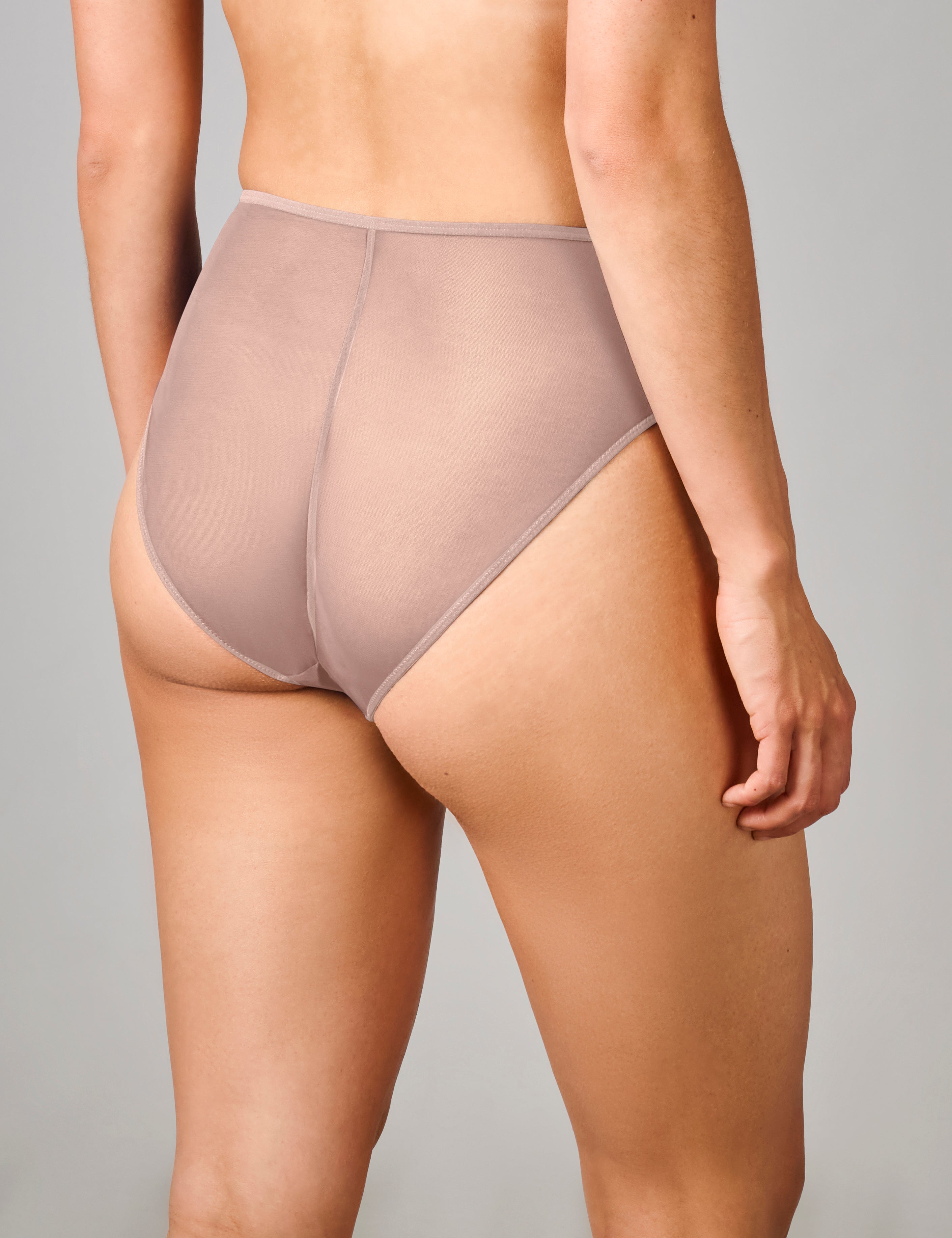 Mira hoge taille slip lichttaupe