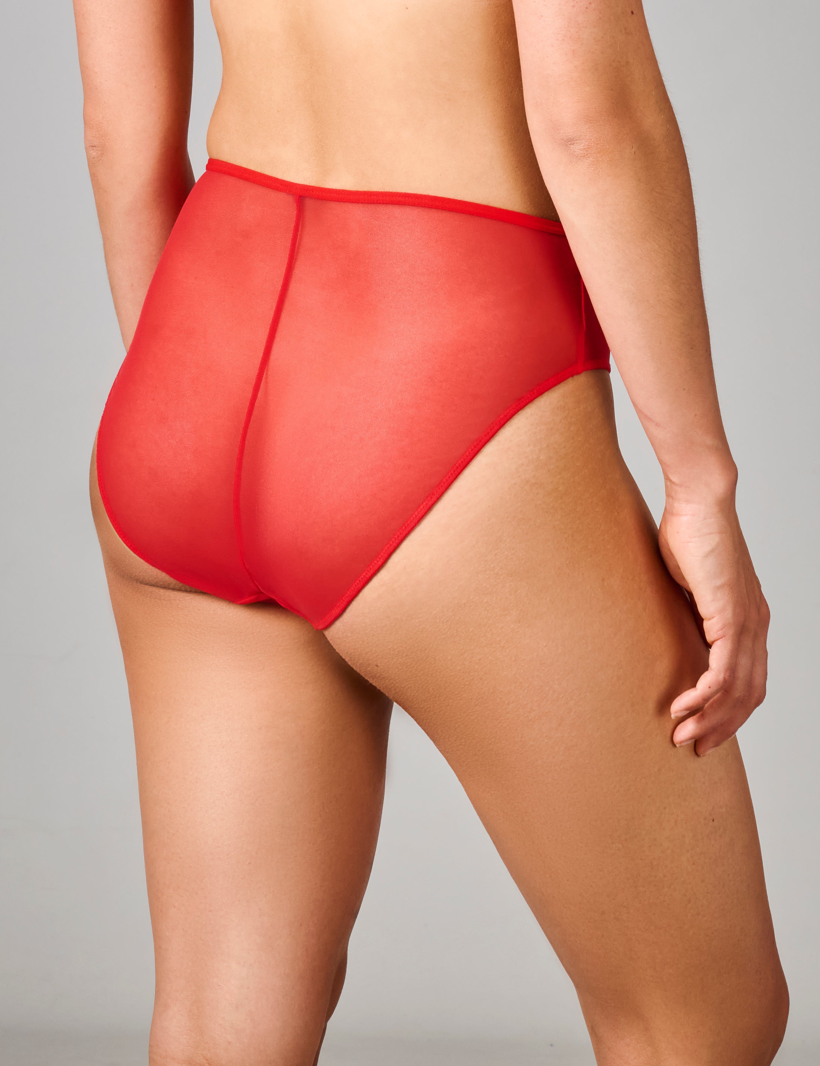 Mira hoge taille slip rood