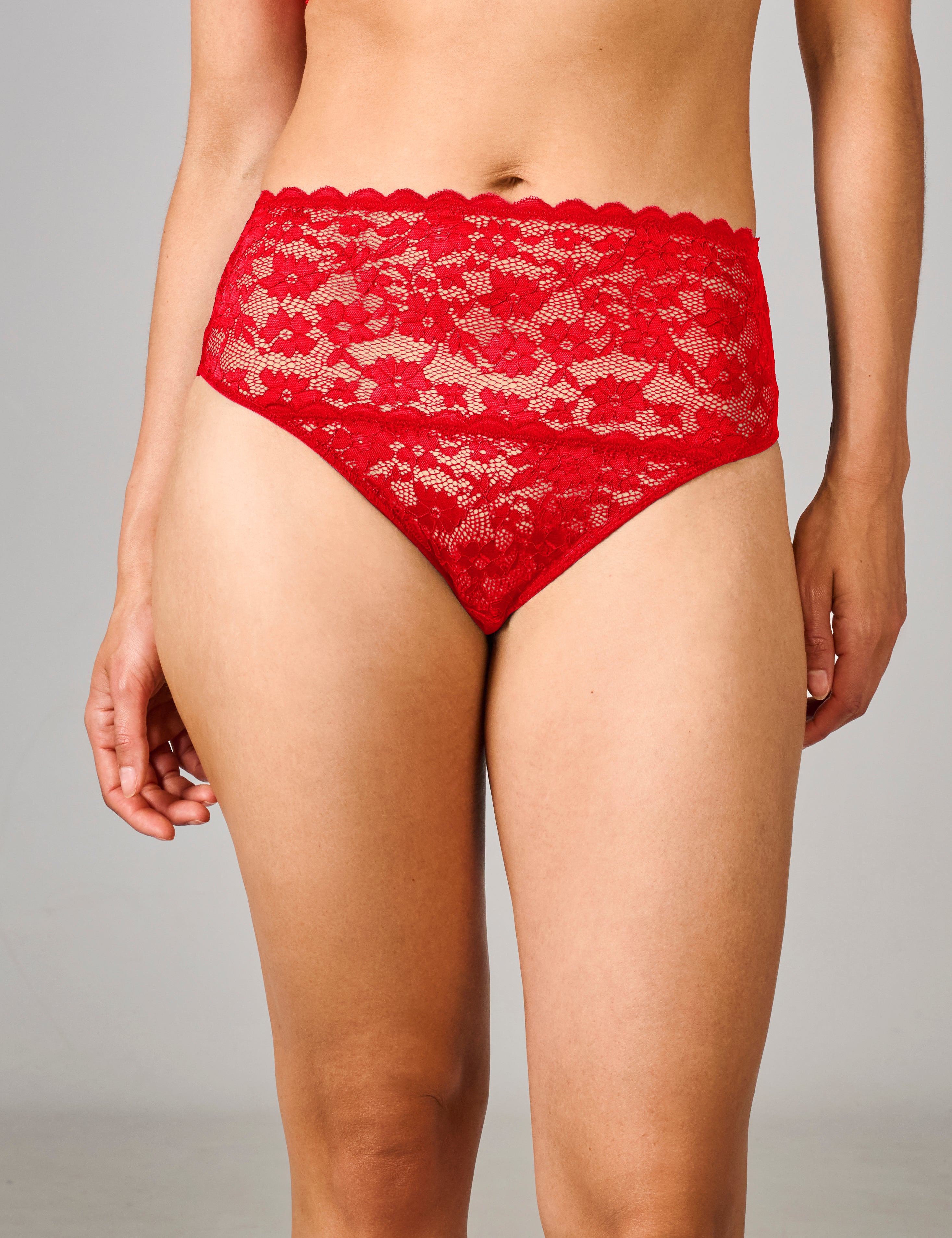 Madelon high leg brazilian slip