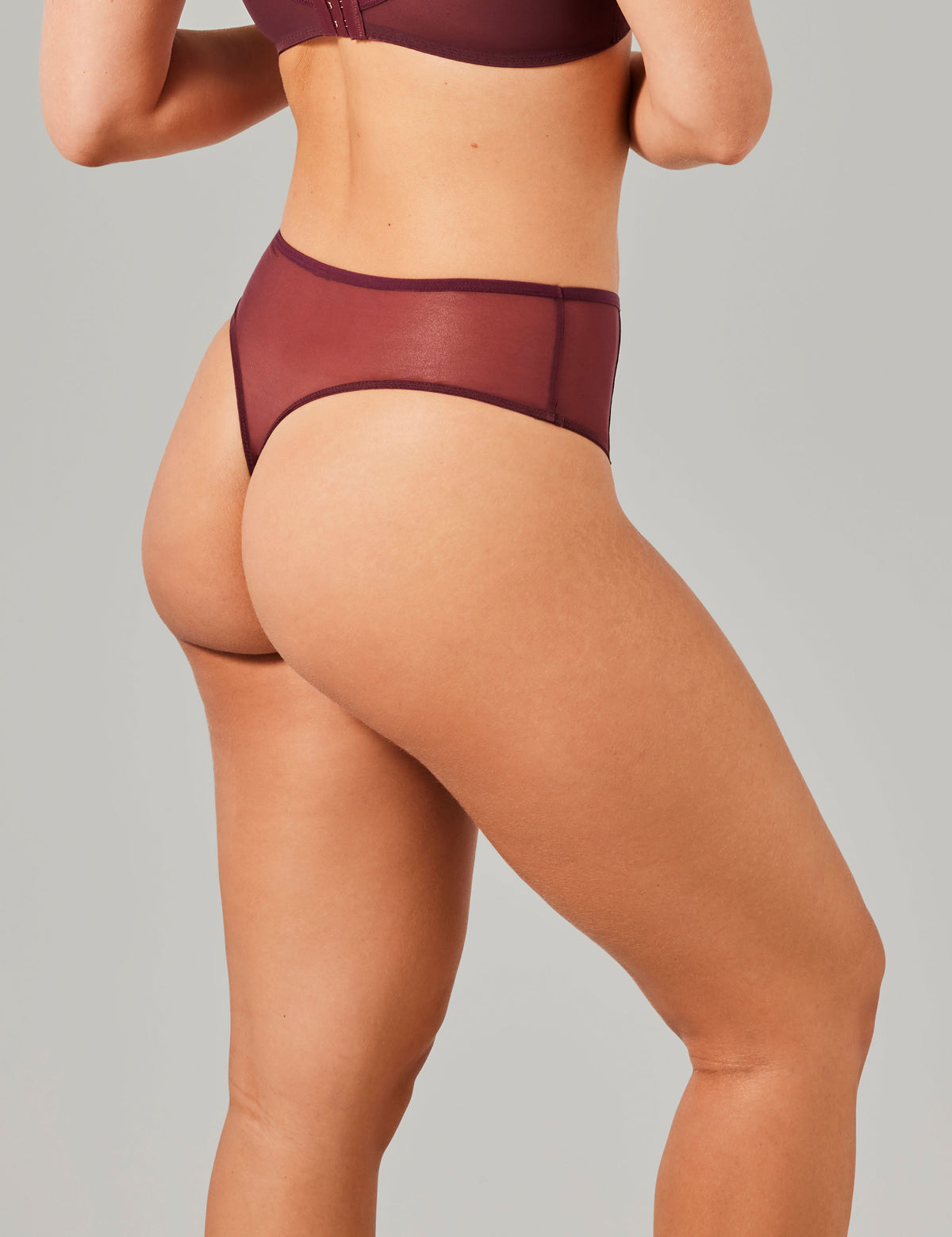 Tanja hoge taille string rood
