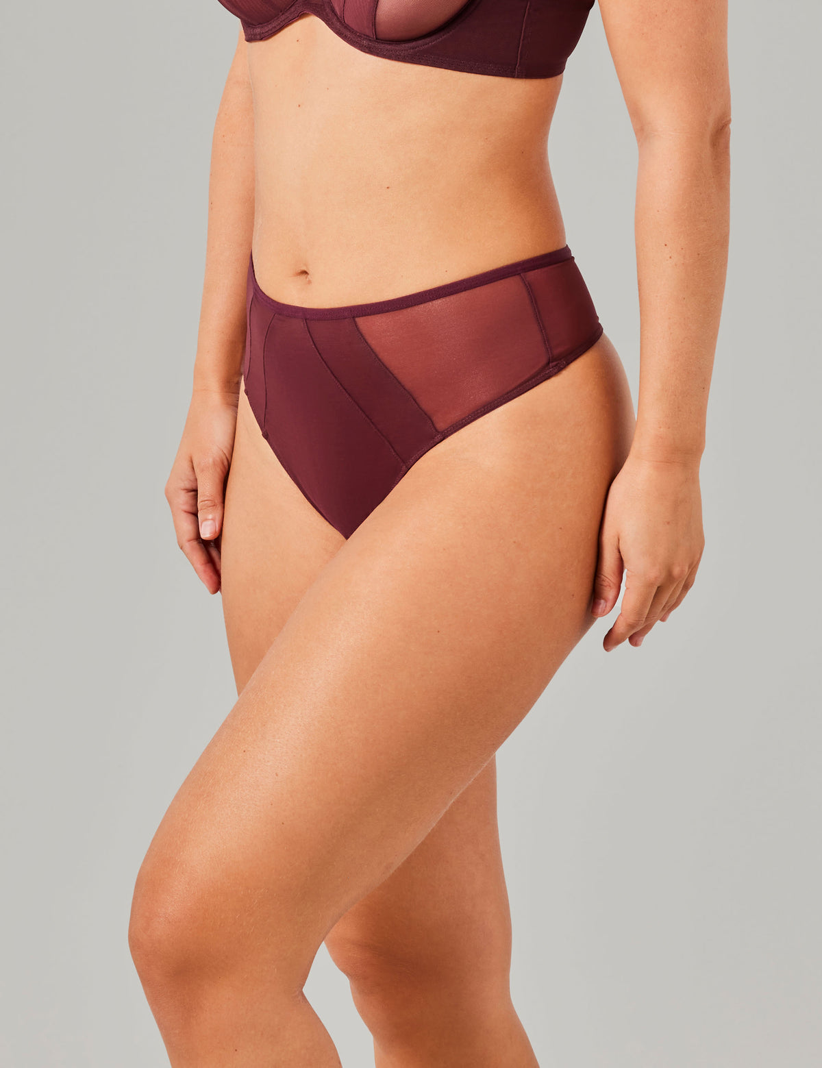 Tanja hoge taille string rood