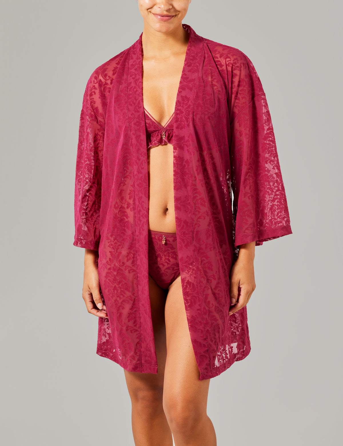 Carmen kimono paars