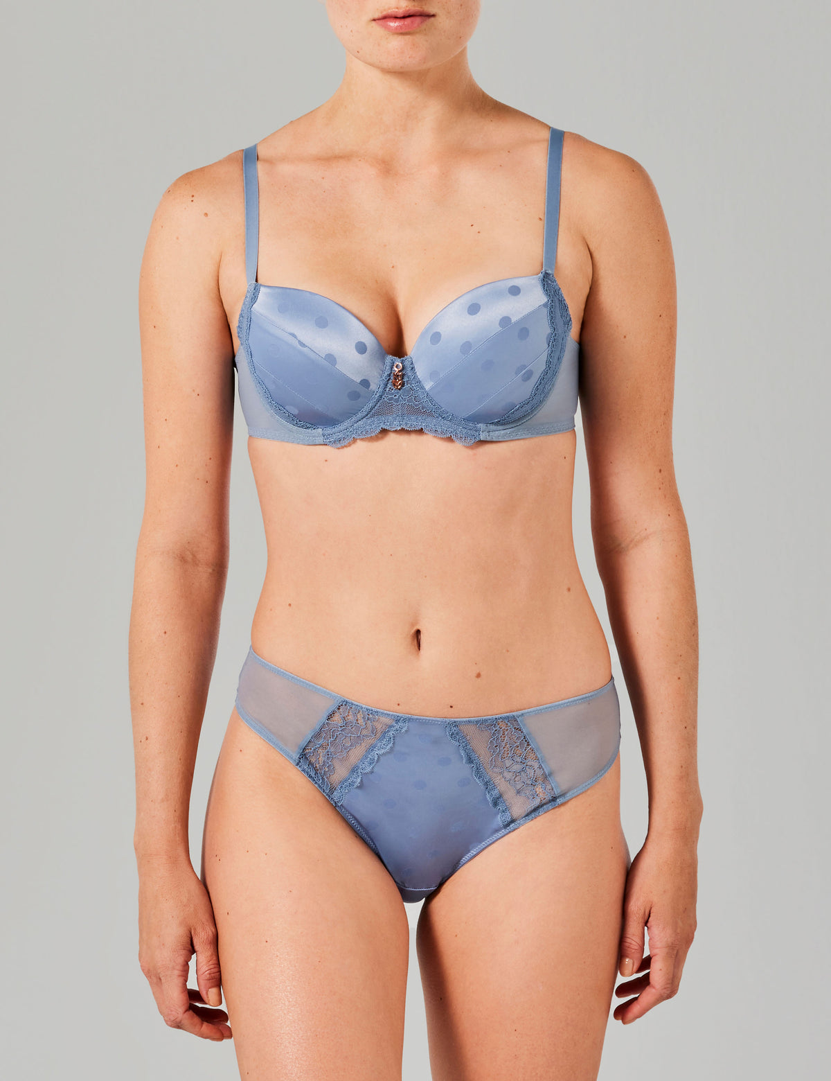Florence slip blauw