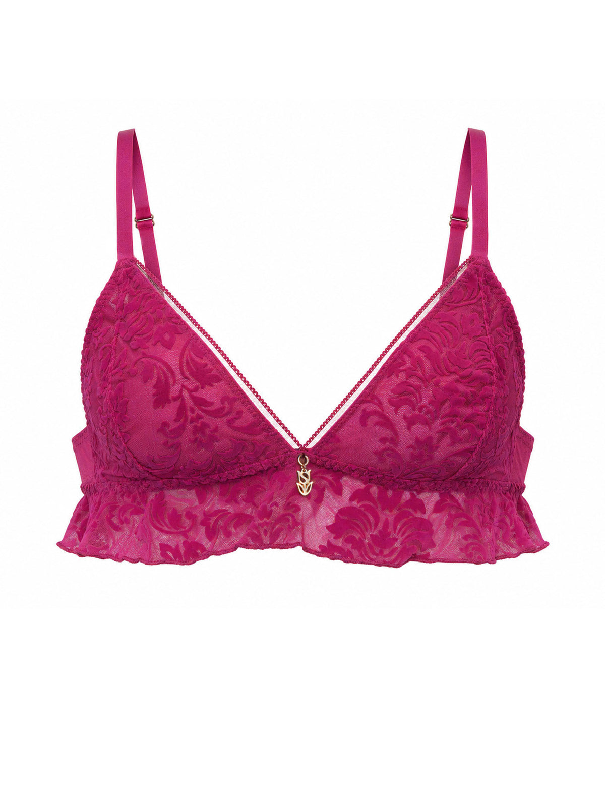 Carmen bralette paars