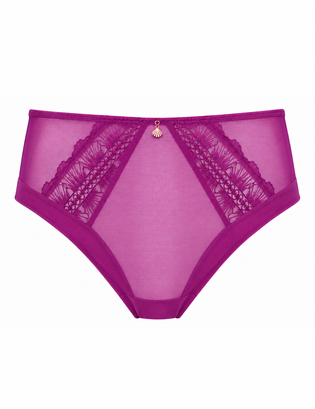 Chiara hoge taille slip paars