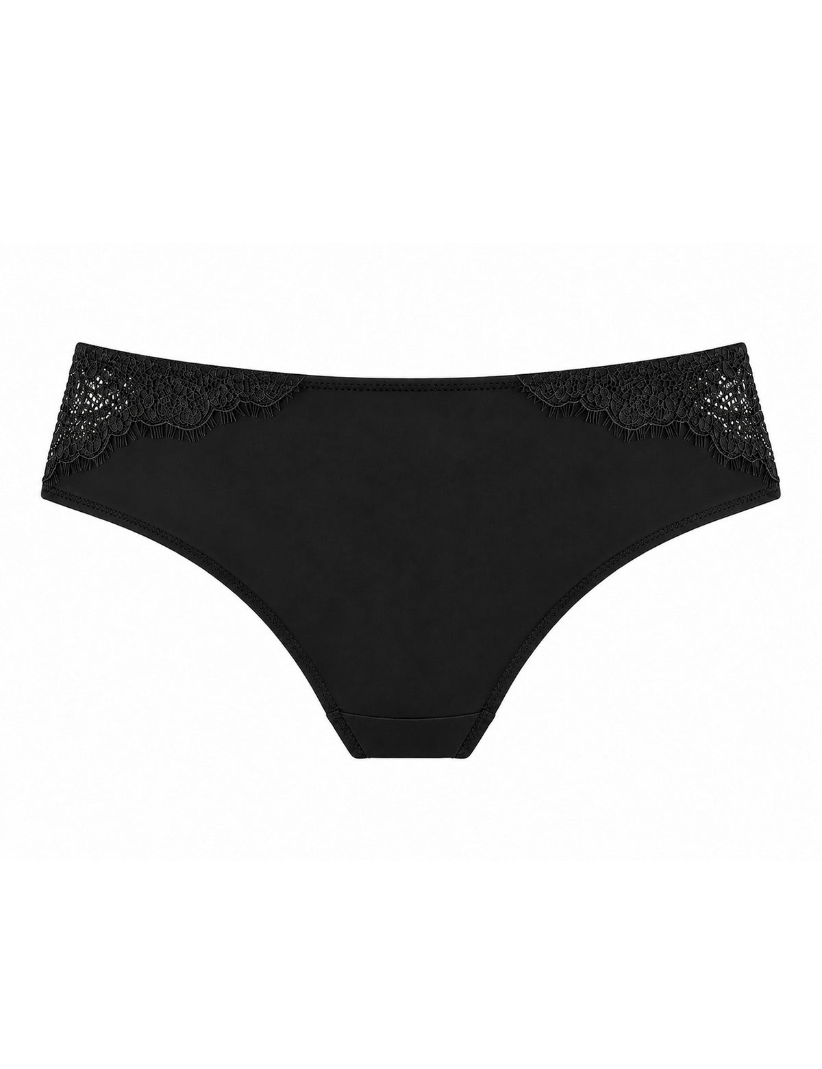 Comfort kanten slip zwart