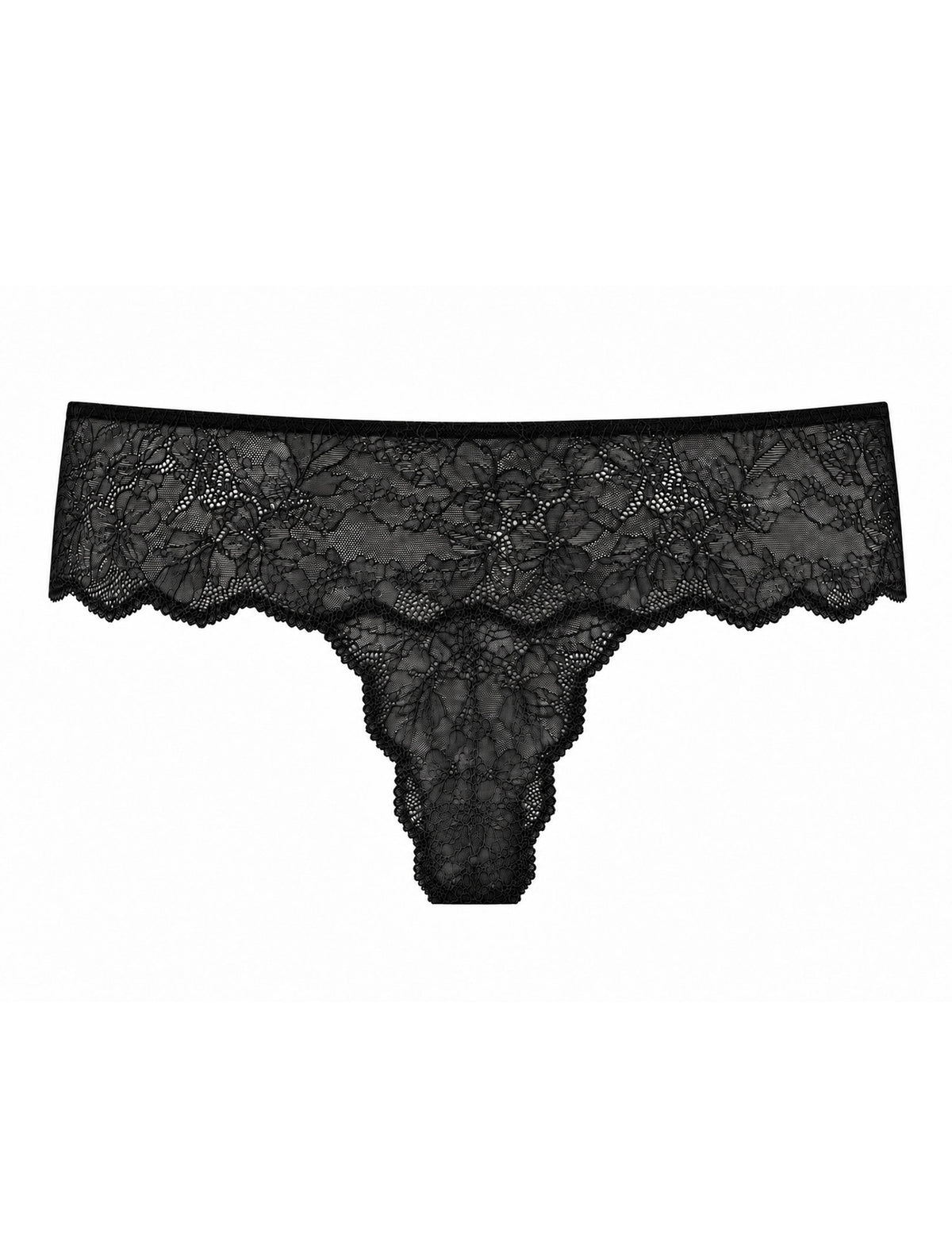 Fabulous gebandeerde brazilian string zwart