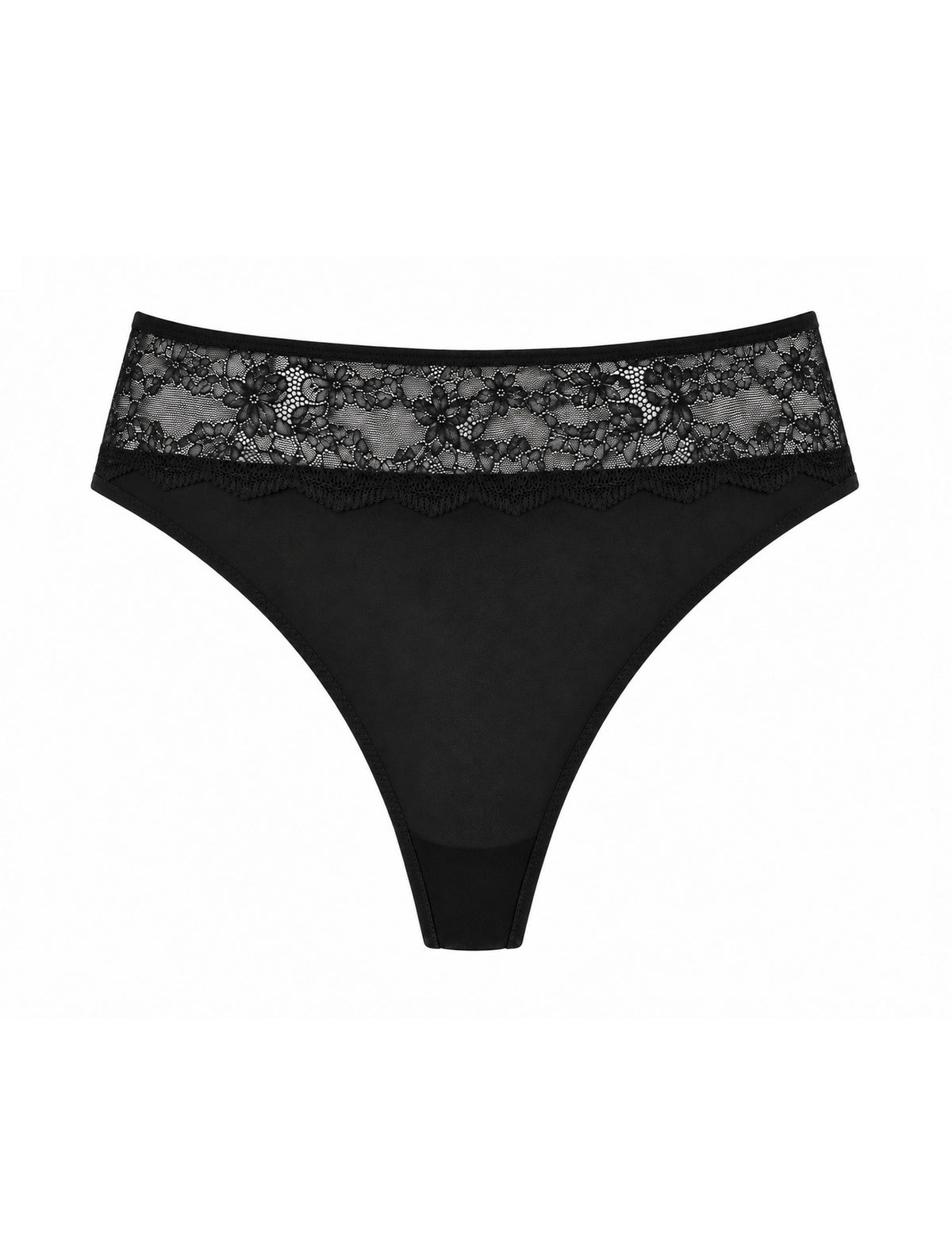 Fabulous hoge taille string zwart
