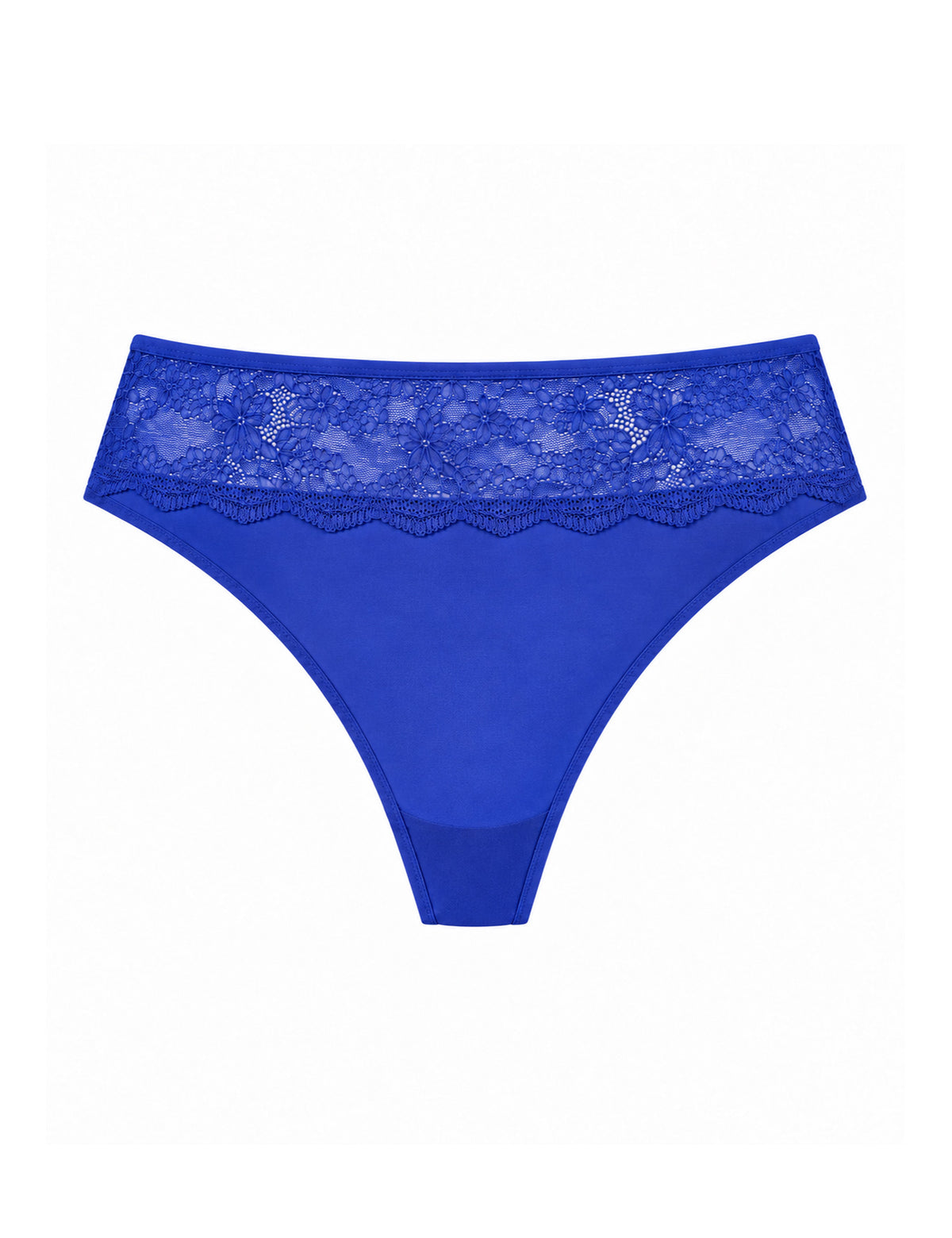Fabulous hoge taille string kobalt