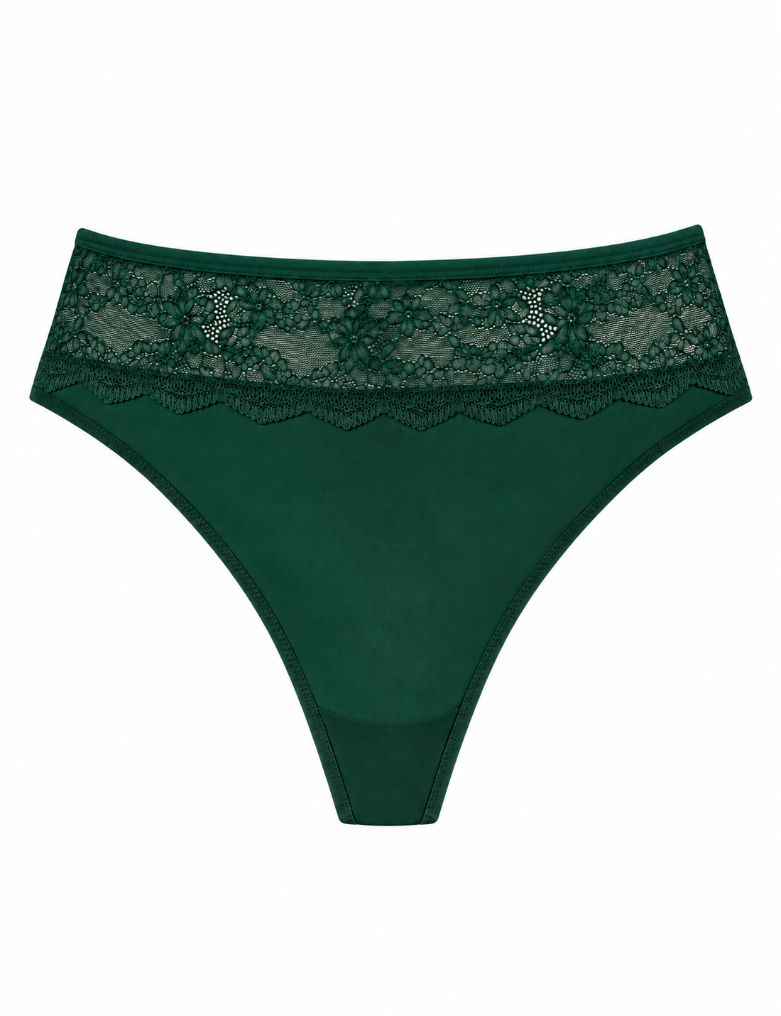 Fabulous hoge taille string groen