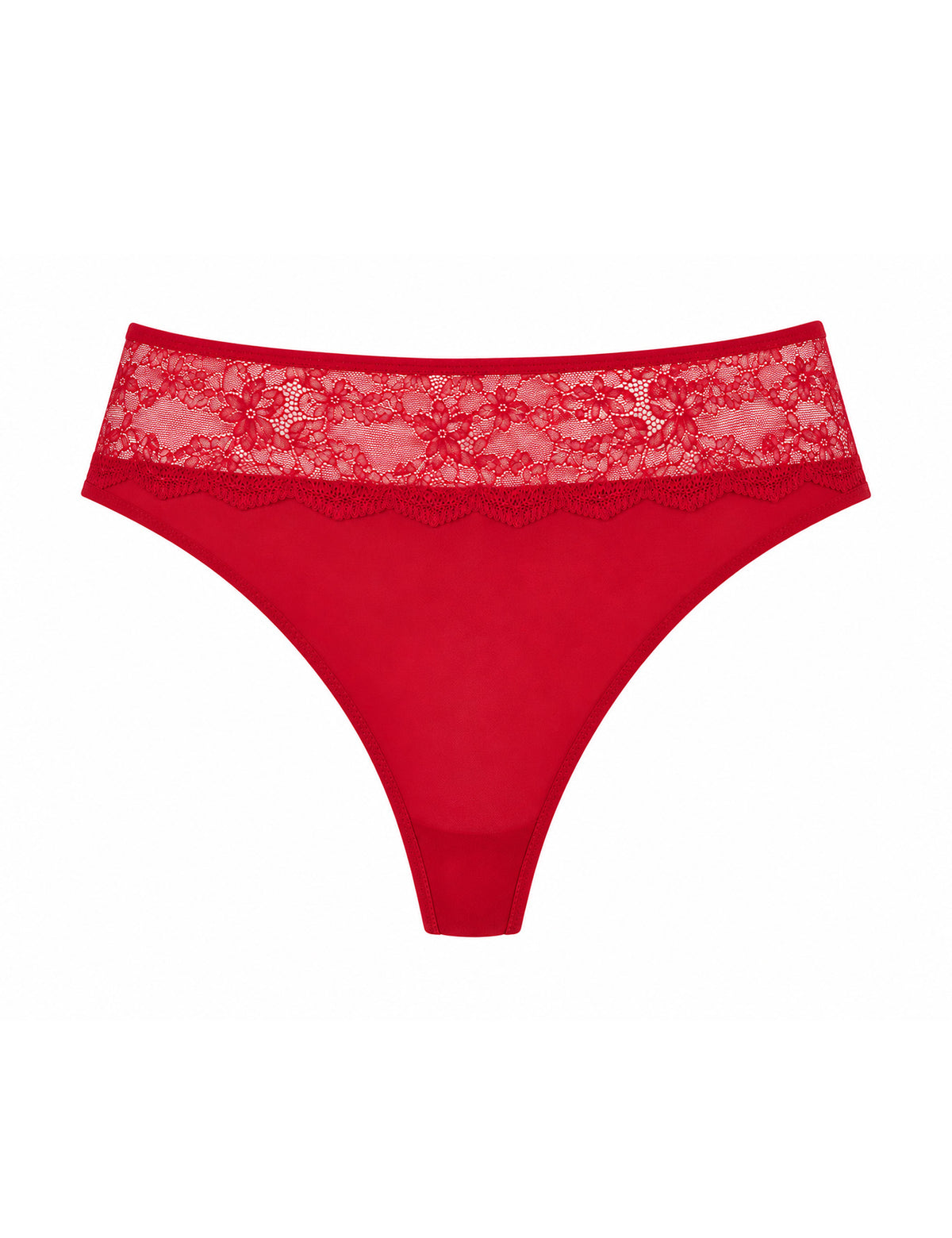 Fabulous hoge taille string rood