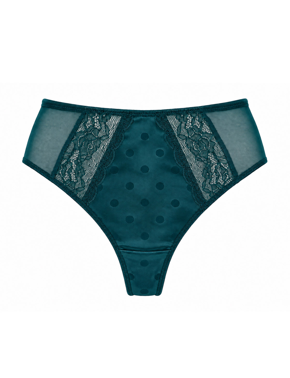 Florence hoge taille string groen