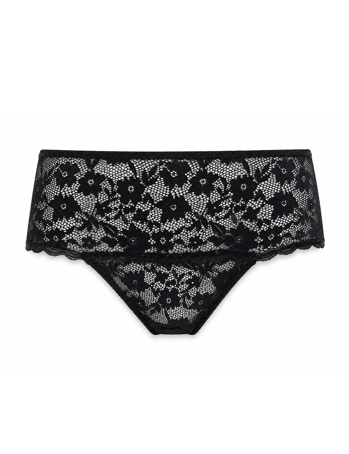 Madelon gebandeerde slip zwart