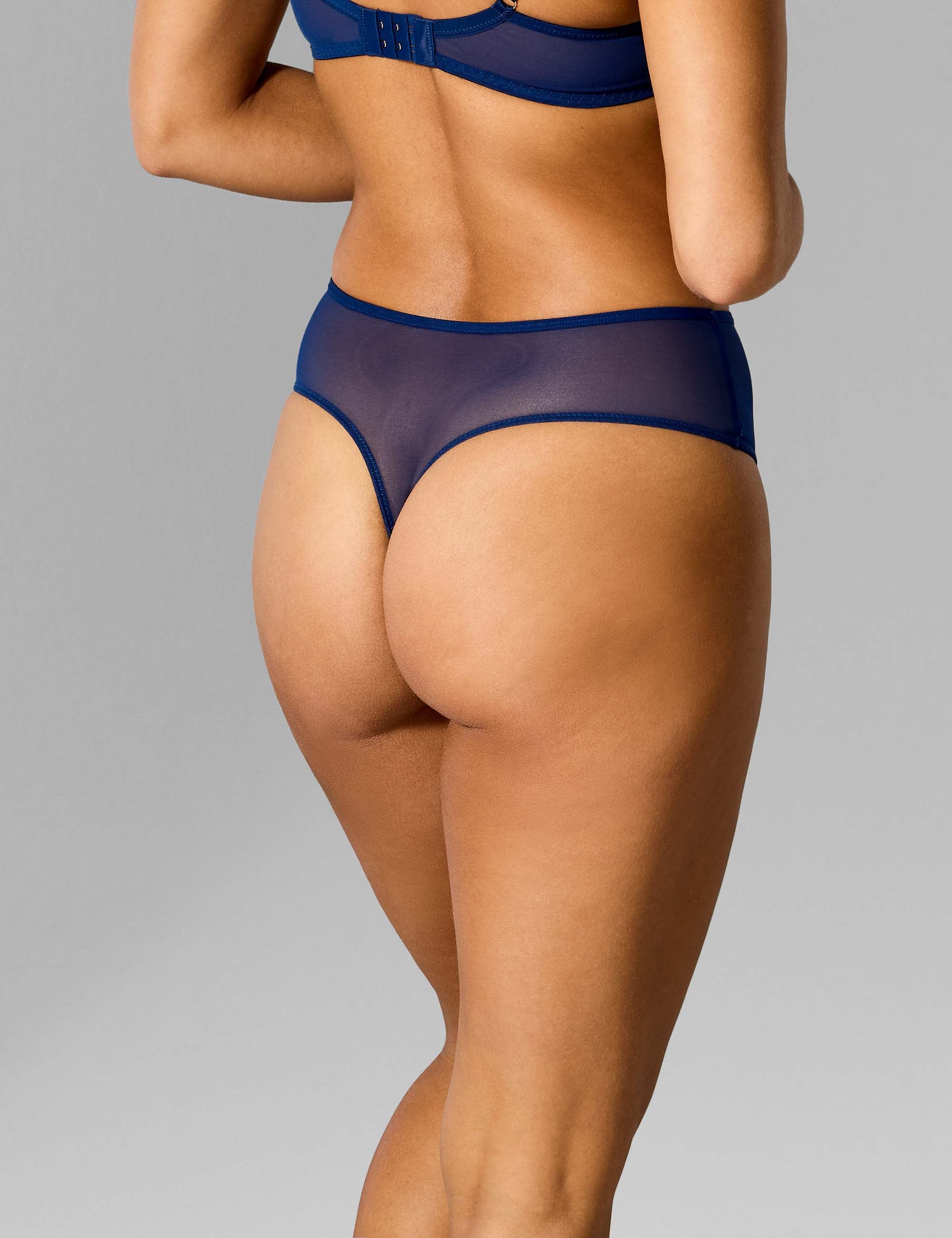 Tanja hoge taille string navy