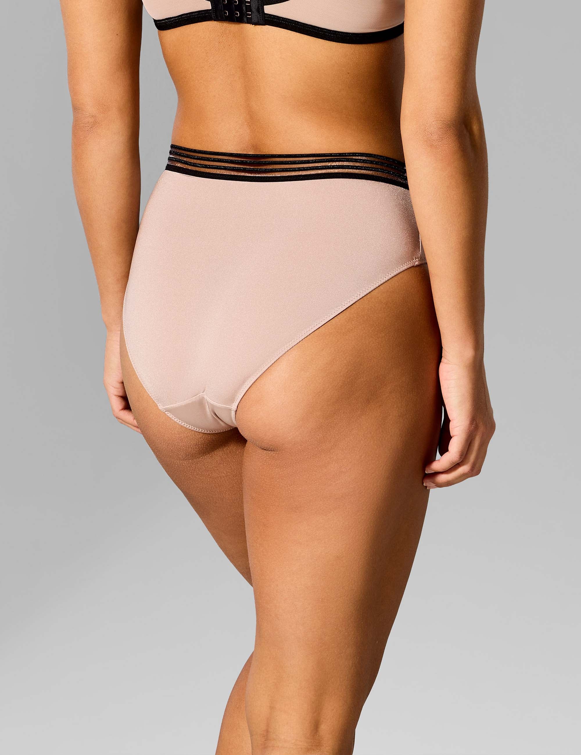 Anna hoge taille slip lichttaupe