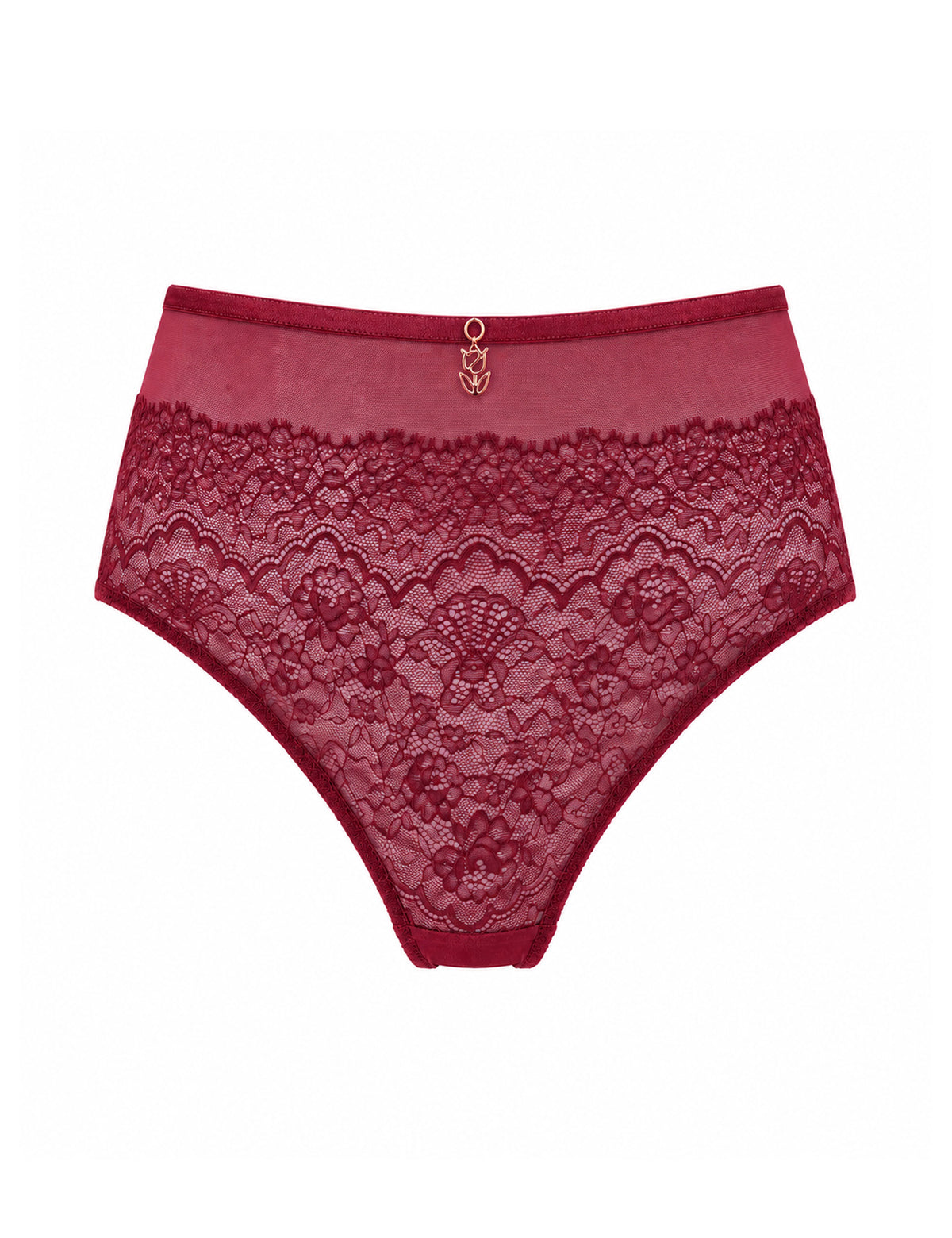 Silke hoge taille brazilian slip rood