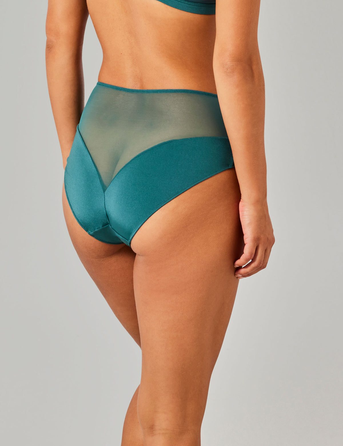 Chiara hoge taille slip groen