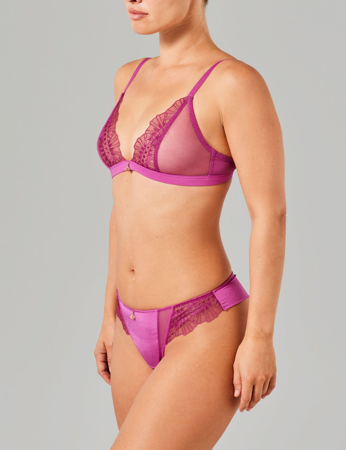 Chiara bralette paars