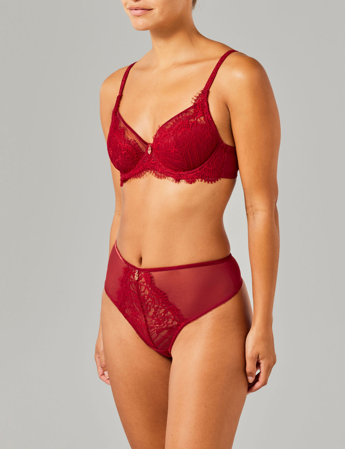 Daisy demi cup voorgevormde bh rood