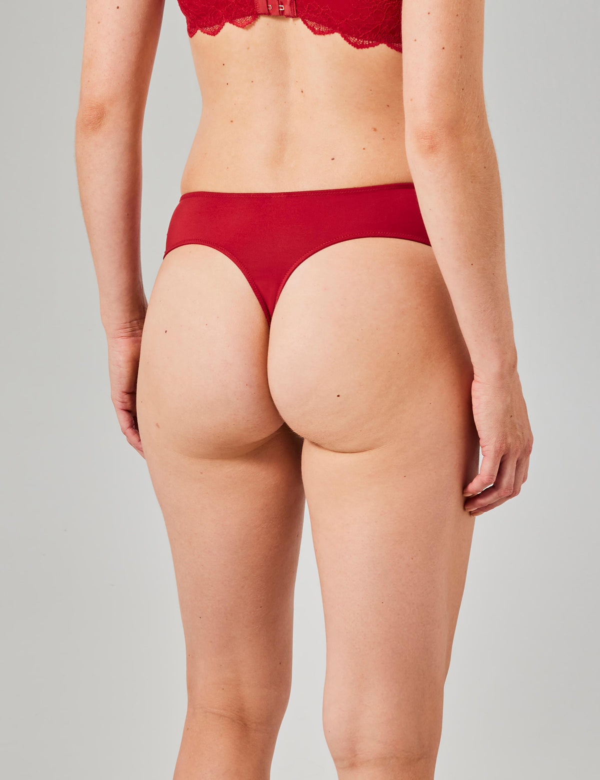 Fabulous hoge taille string rood