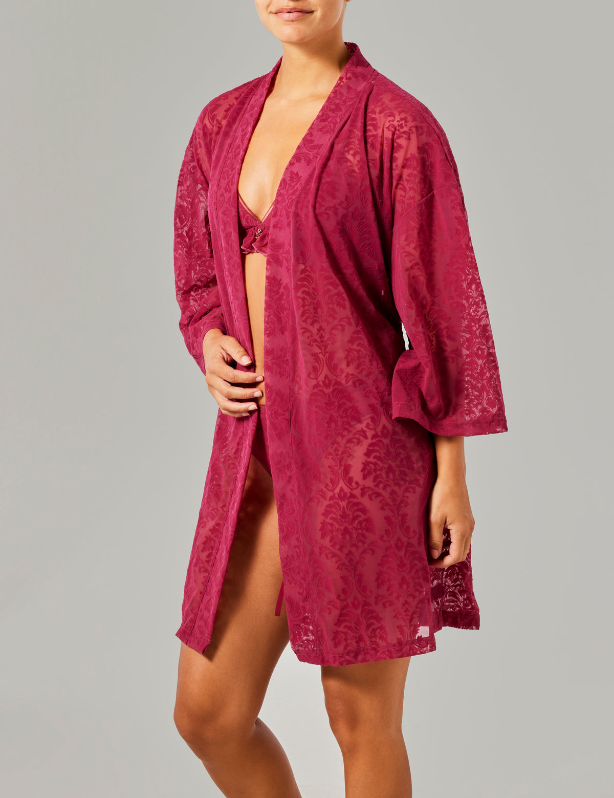 Carmen kimono paars