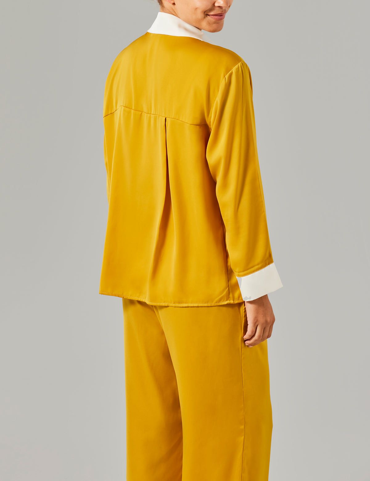 Olivia pyjama broek geel