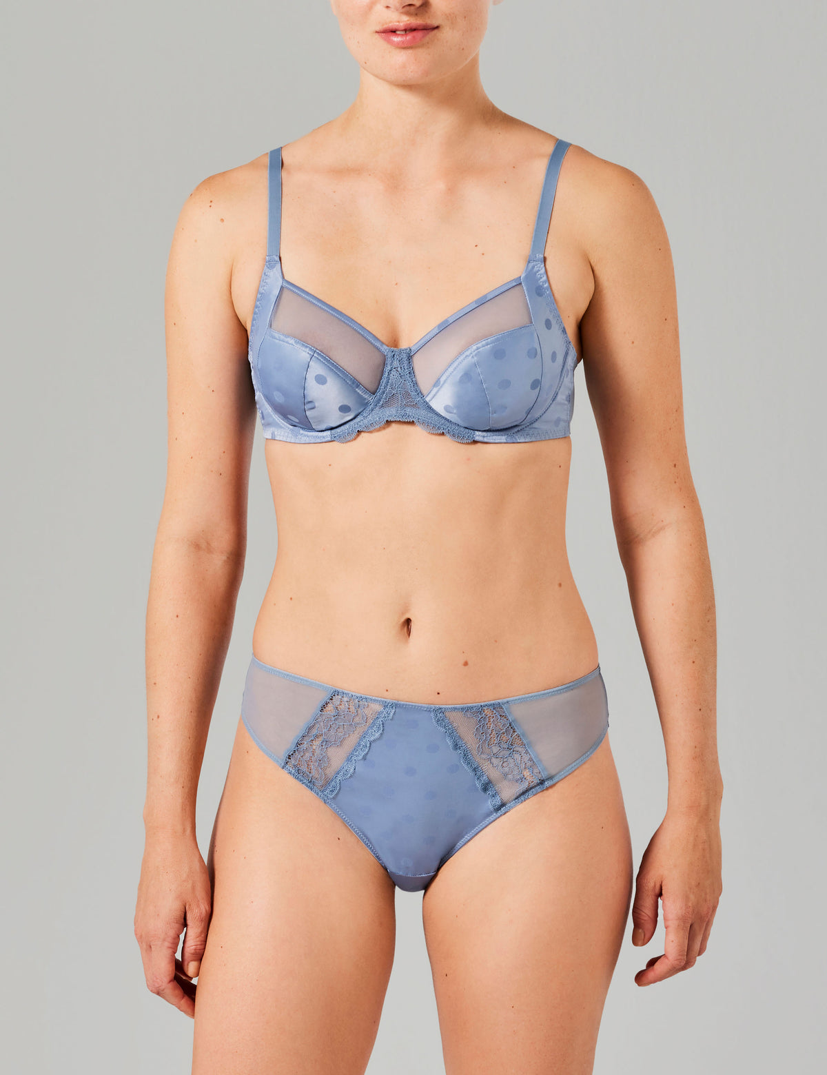 Florence niet-voorgevormde bh blauw