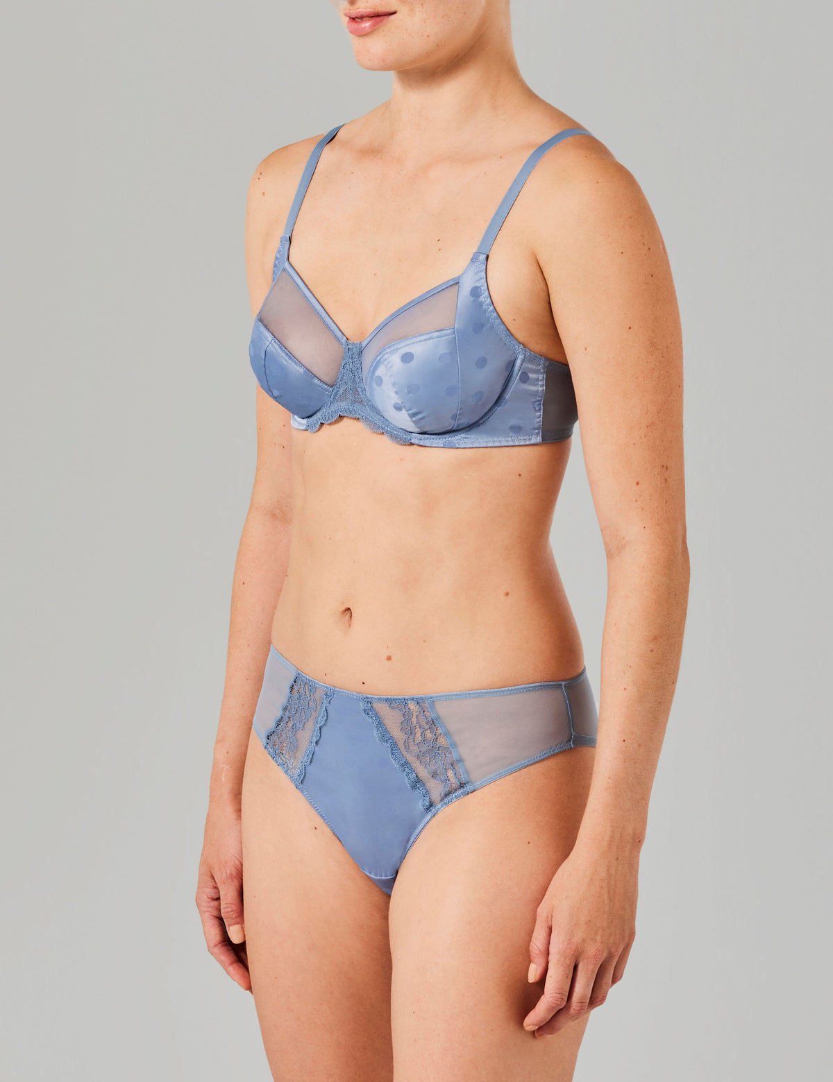 Florence niet-voorgevormde bh blauw