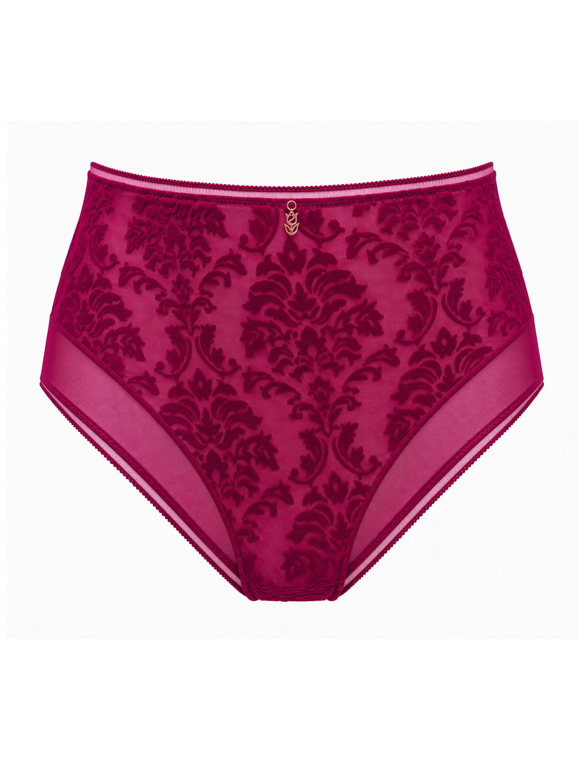 Carmen hoge taille slip paars