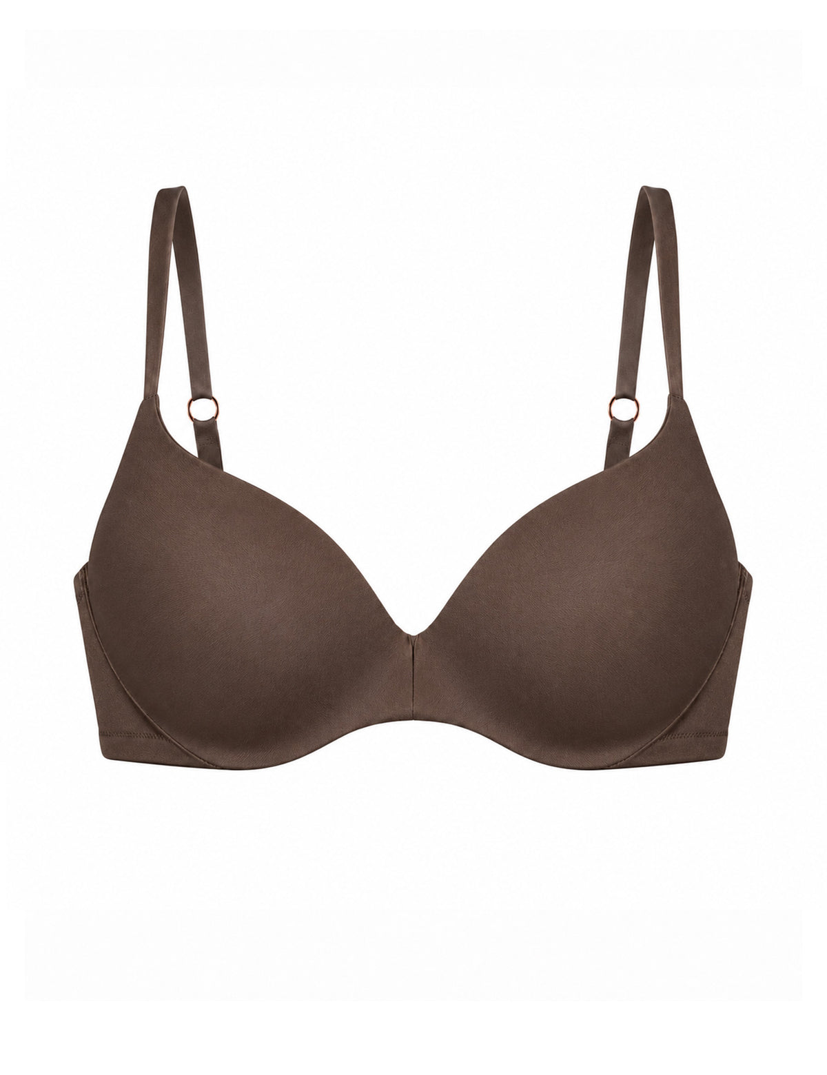 Comfort voorgevormde lichte push-up bh bruin