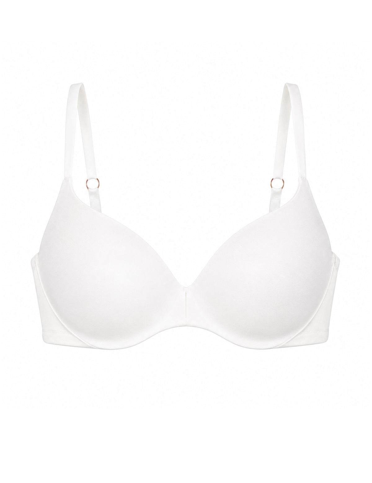 Comfort voorgevormde plunge bh wit
