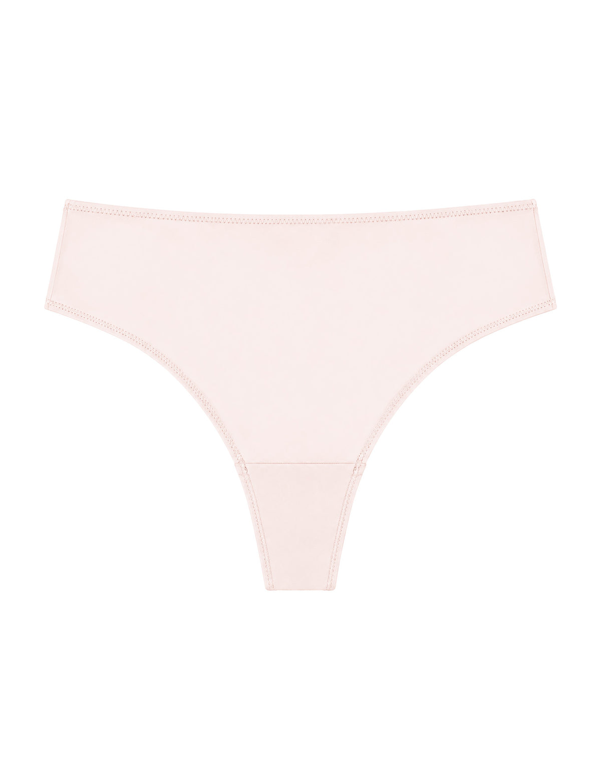 Comfort hoge taille string beige