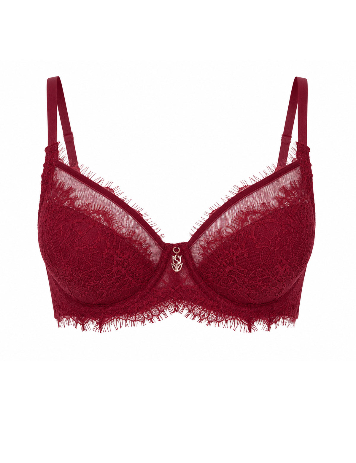 Daisy demi cup voorgevormde bh rood