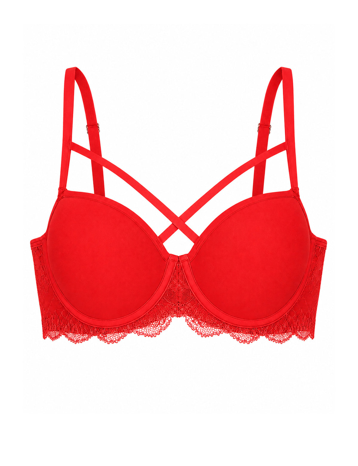 Fabulous voorgevormde t-shirt bh rood
