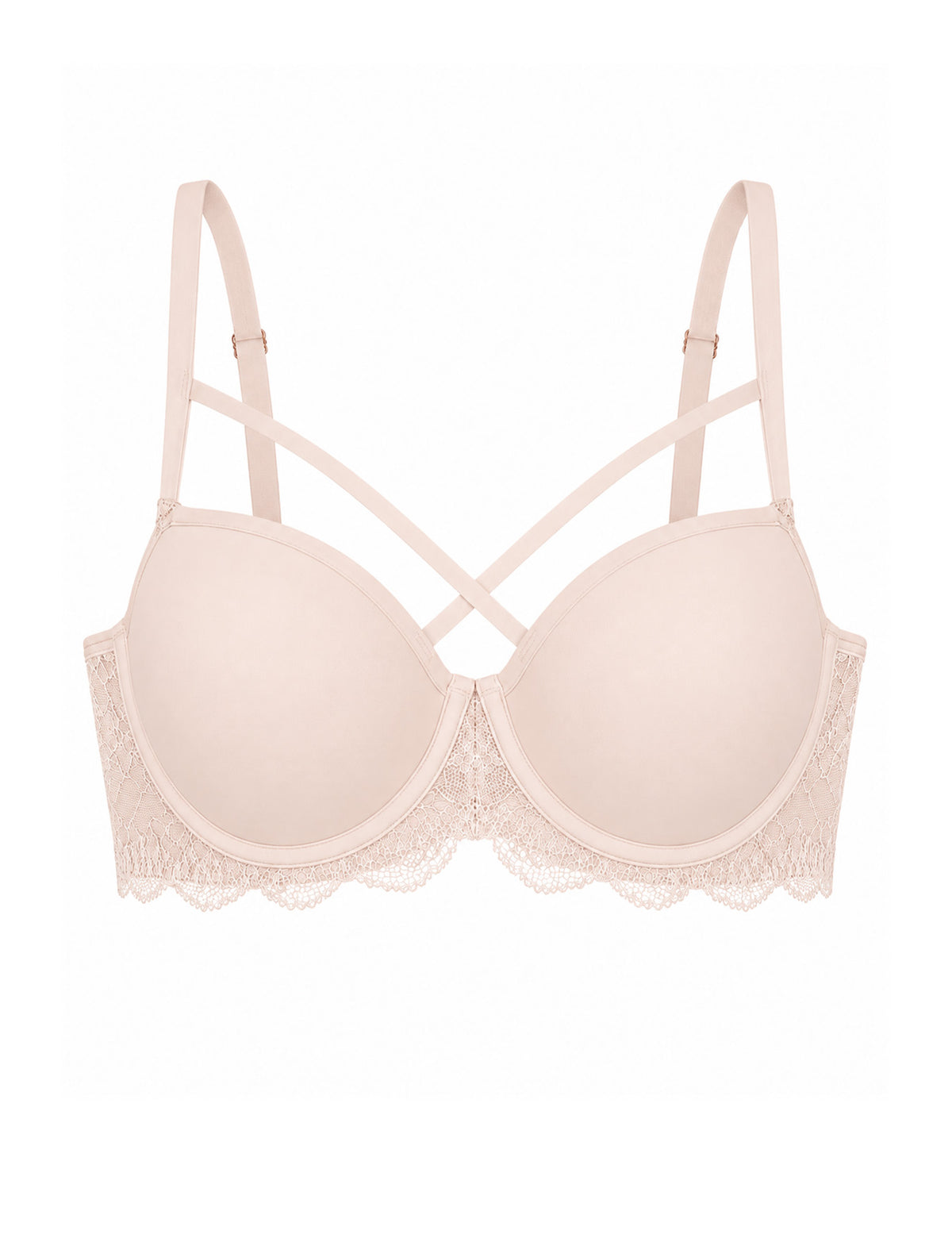 Fabulous voorgevormde t-shirt bh beige
