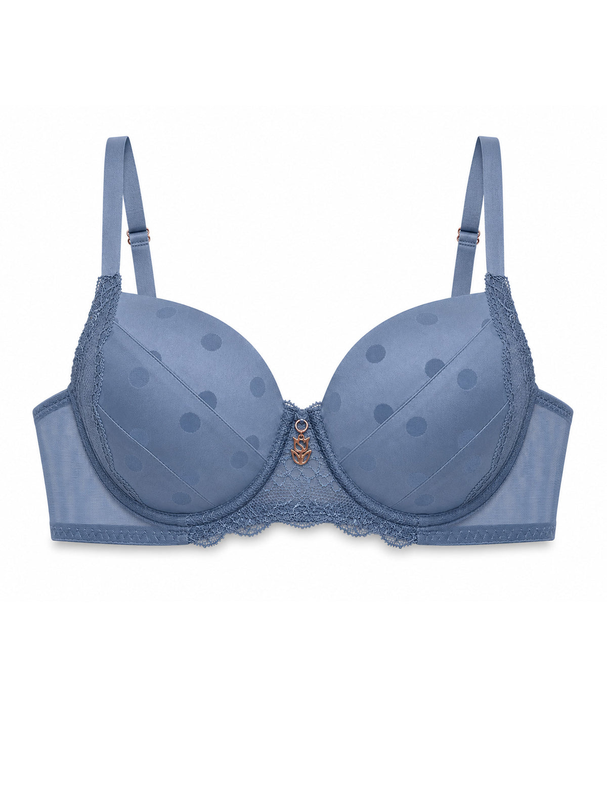 Florence voorgevormde t-shirt bh blauw