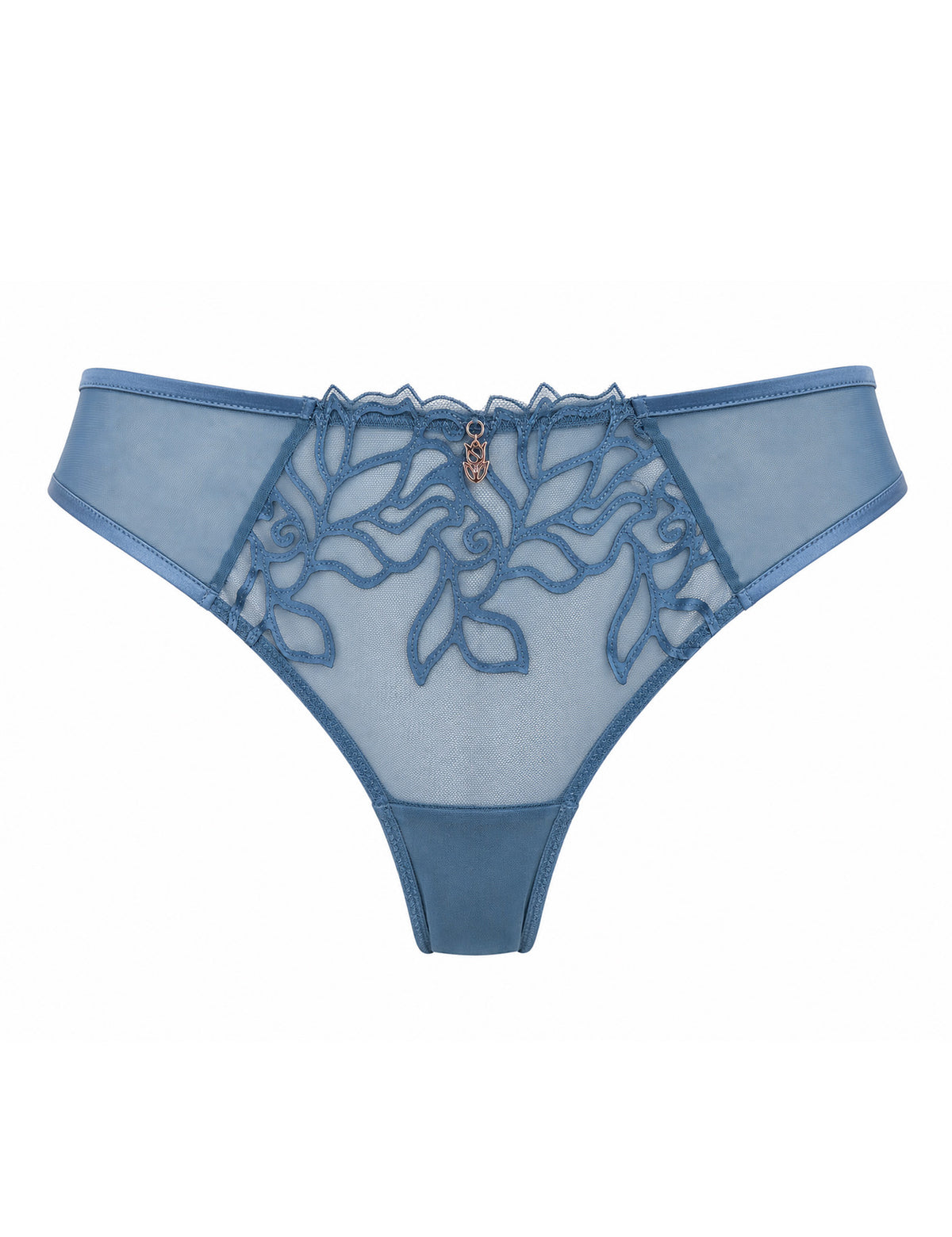 Jana hoog uitgesneden brazilian slip blauw