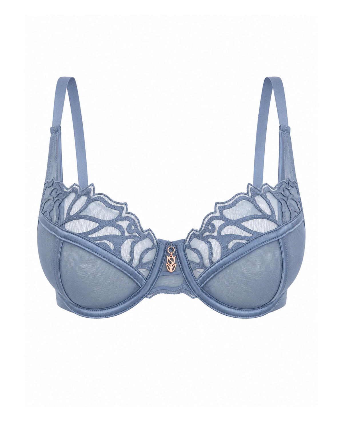 Jana niet-voorgevormde balcony bh blauw