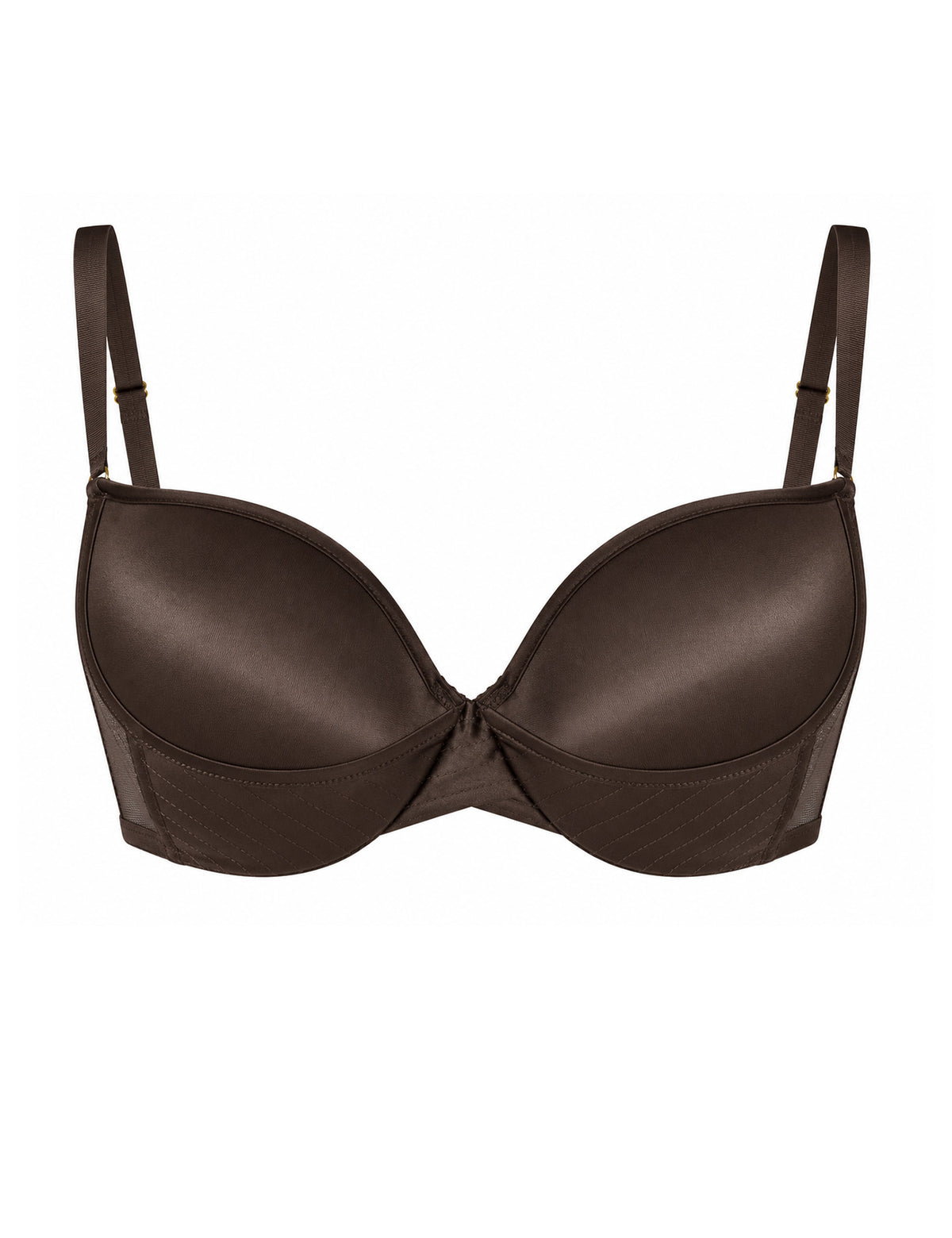 Nora voorgevormde lichte push-up bh bruin