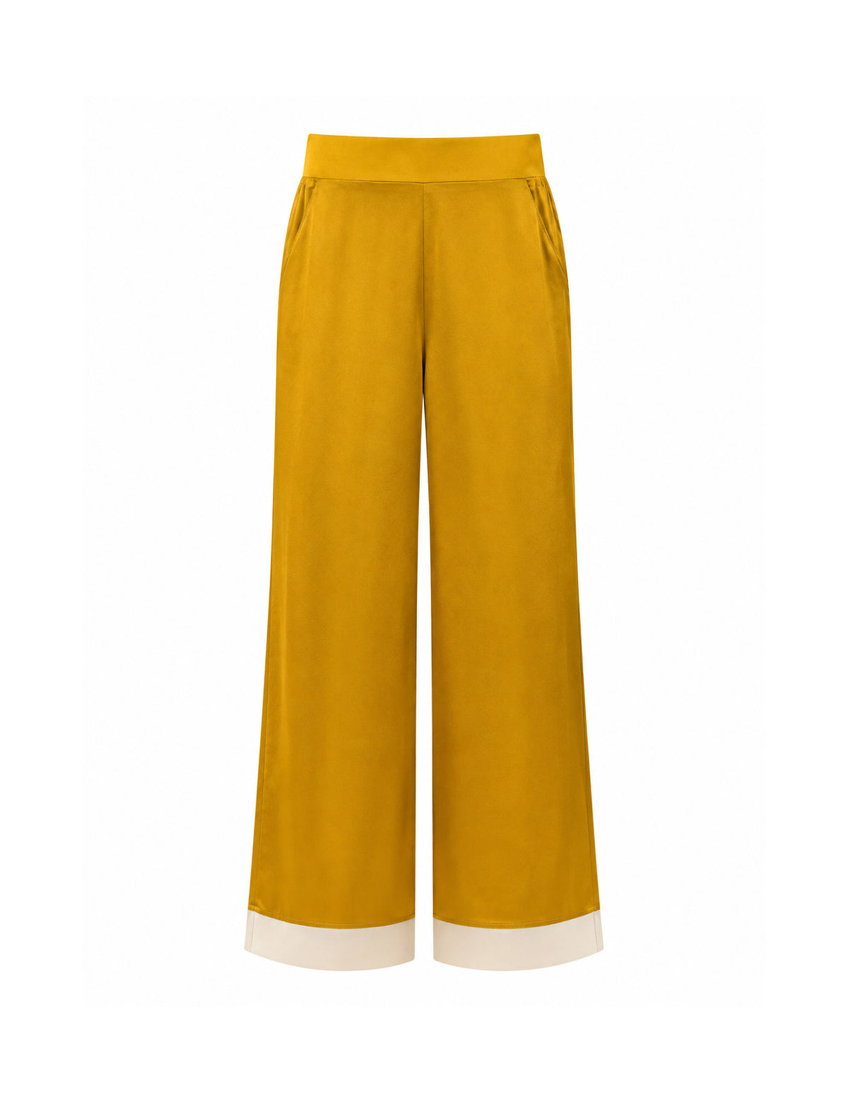 Olivia pyjama broek geel