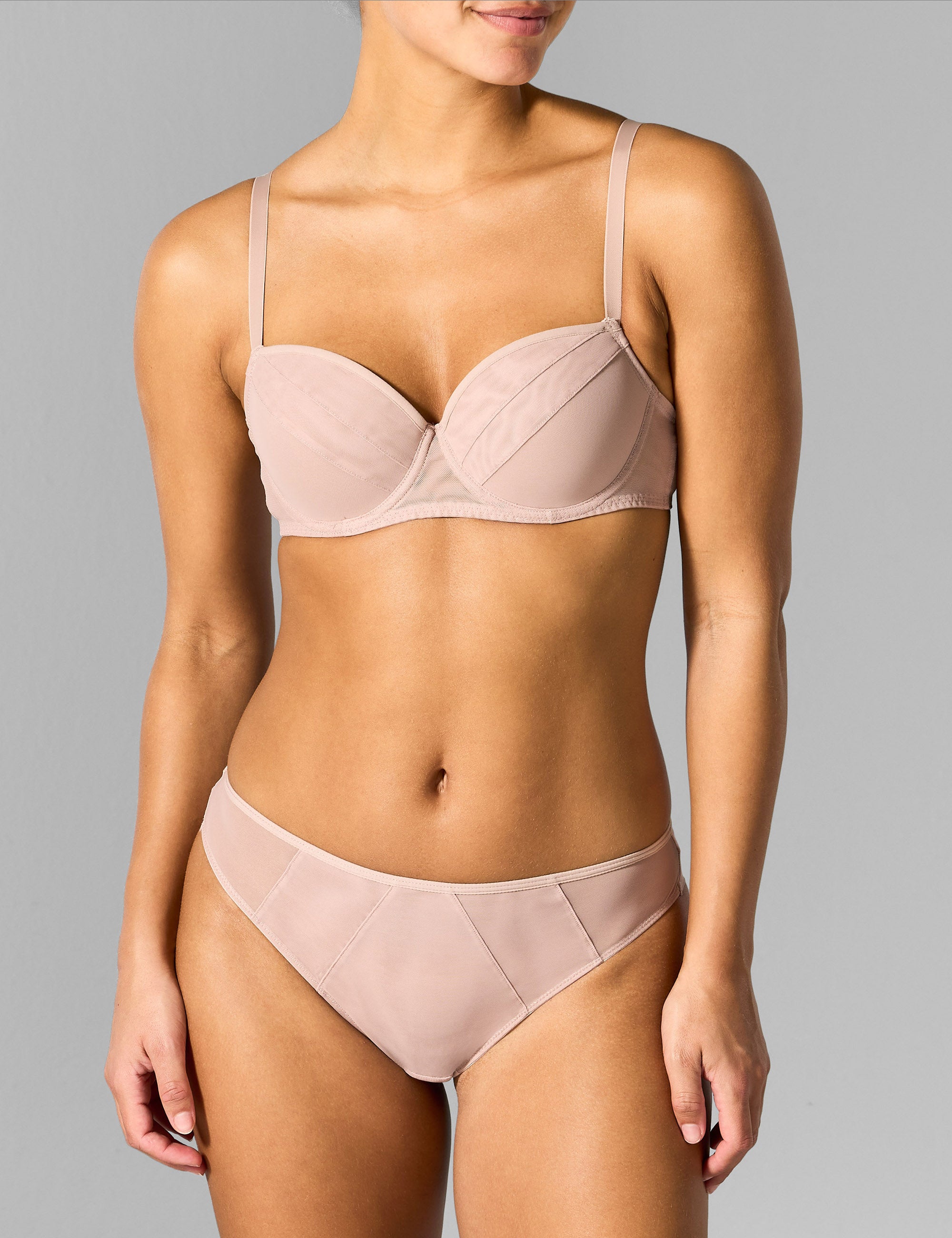 Tanja voorgevormde t-shirt bh lichttaupe