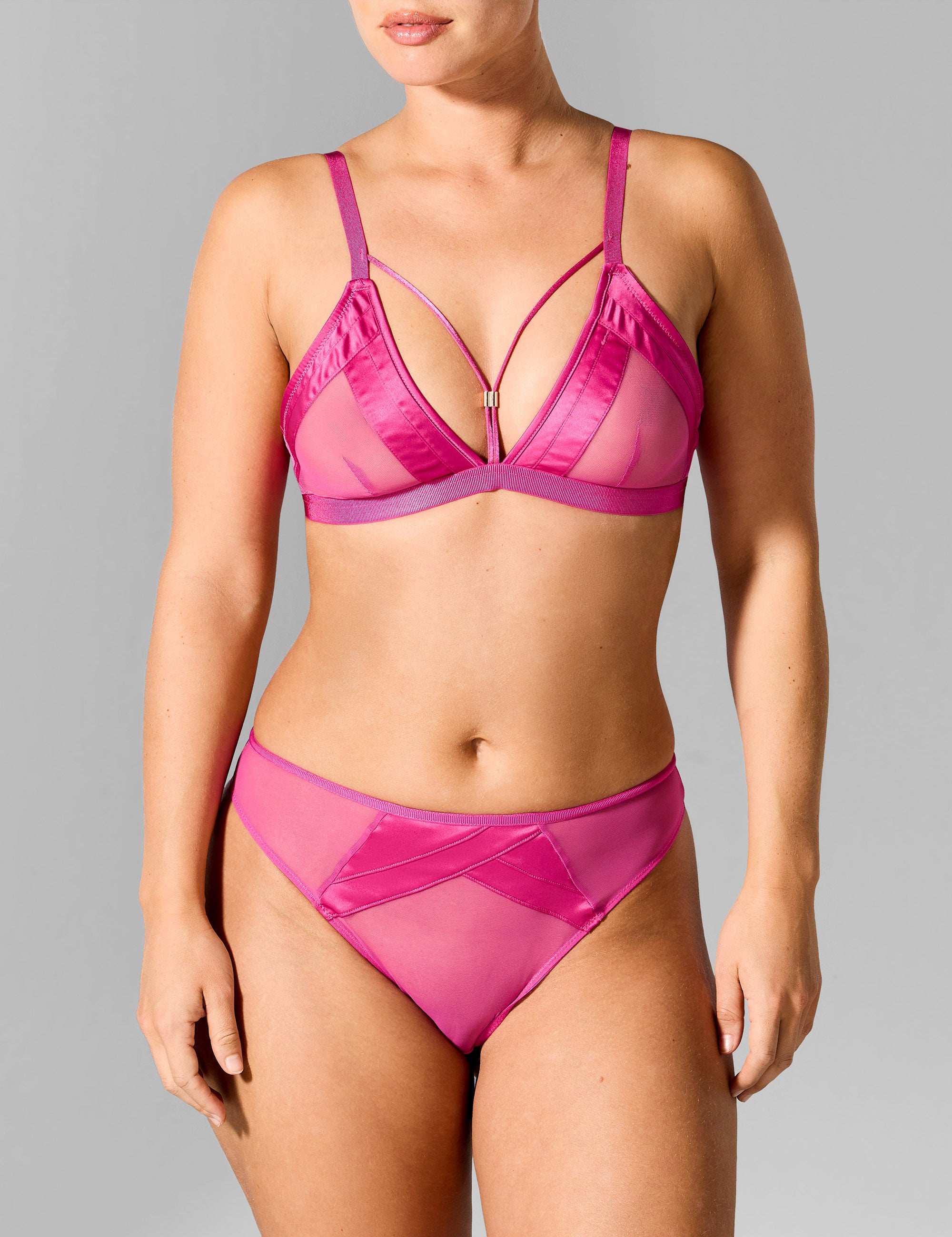 Lisette bralette zonder beugel soft roze