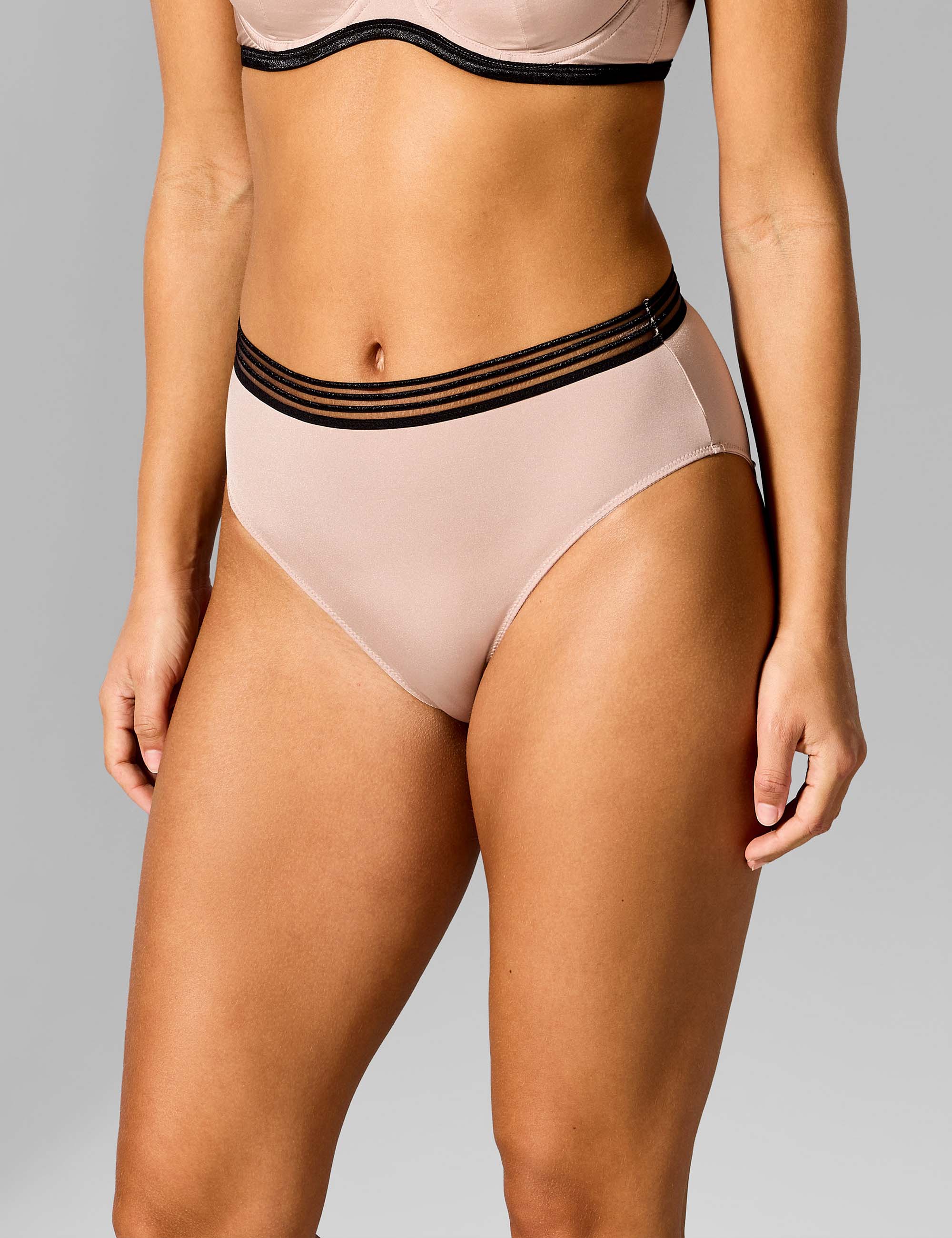 Anna hoge taille slip lichttaupe