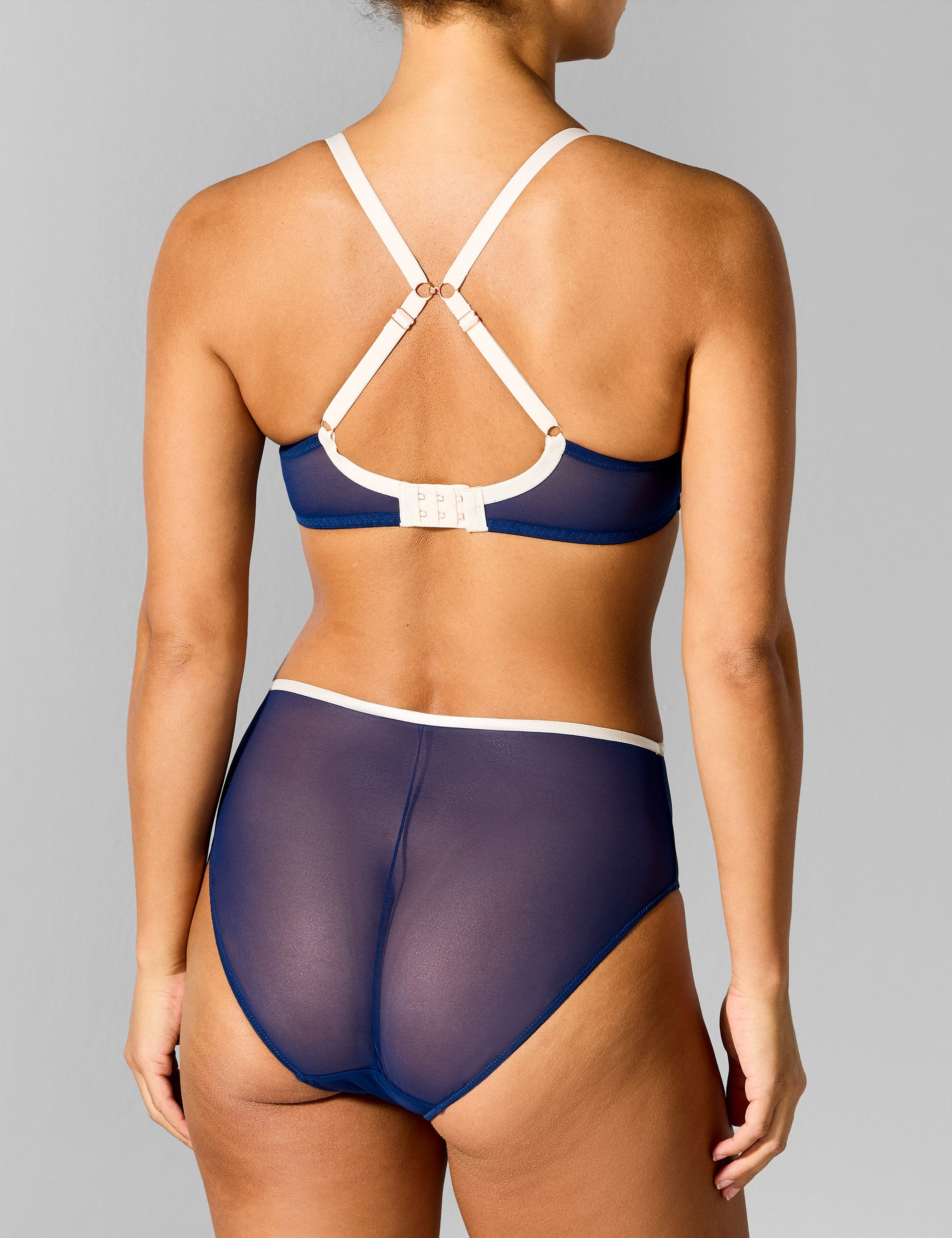 Geraldine hoge taille slip navy