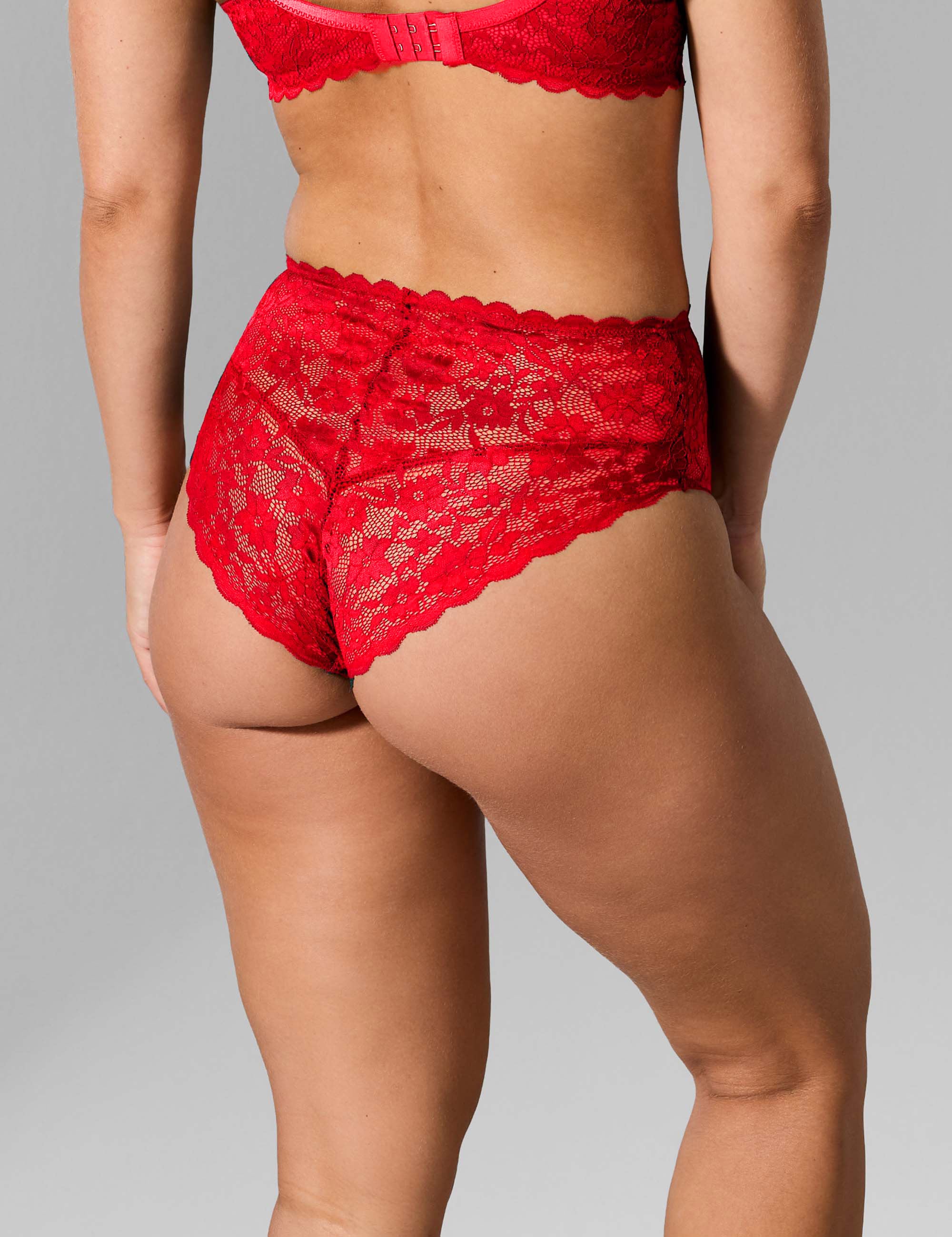 Madelon high leg brazilian slip