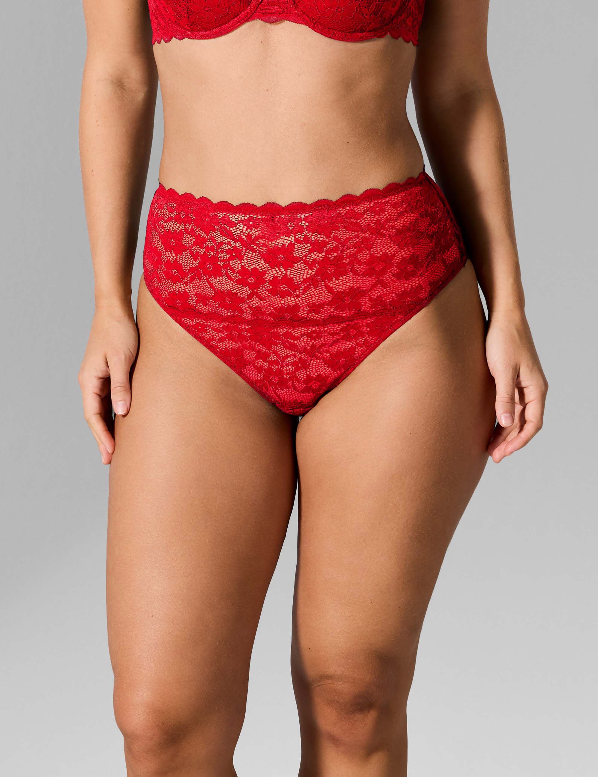 Madelon high leg brazilian slip