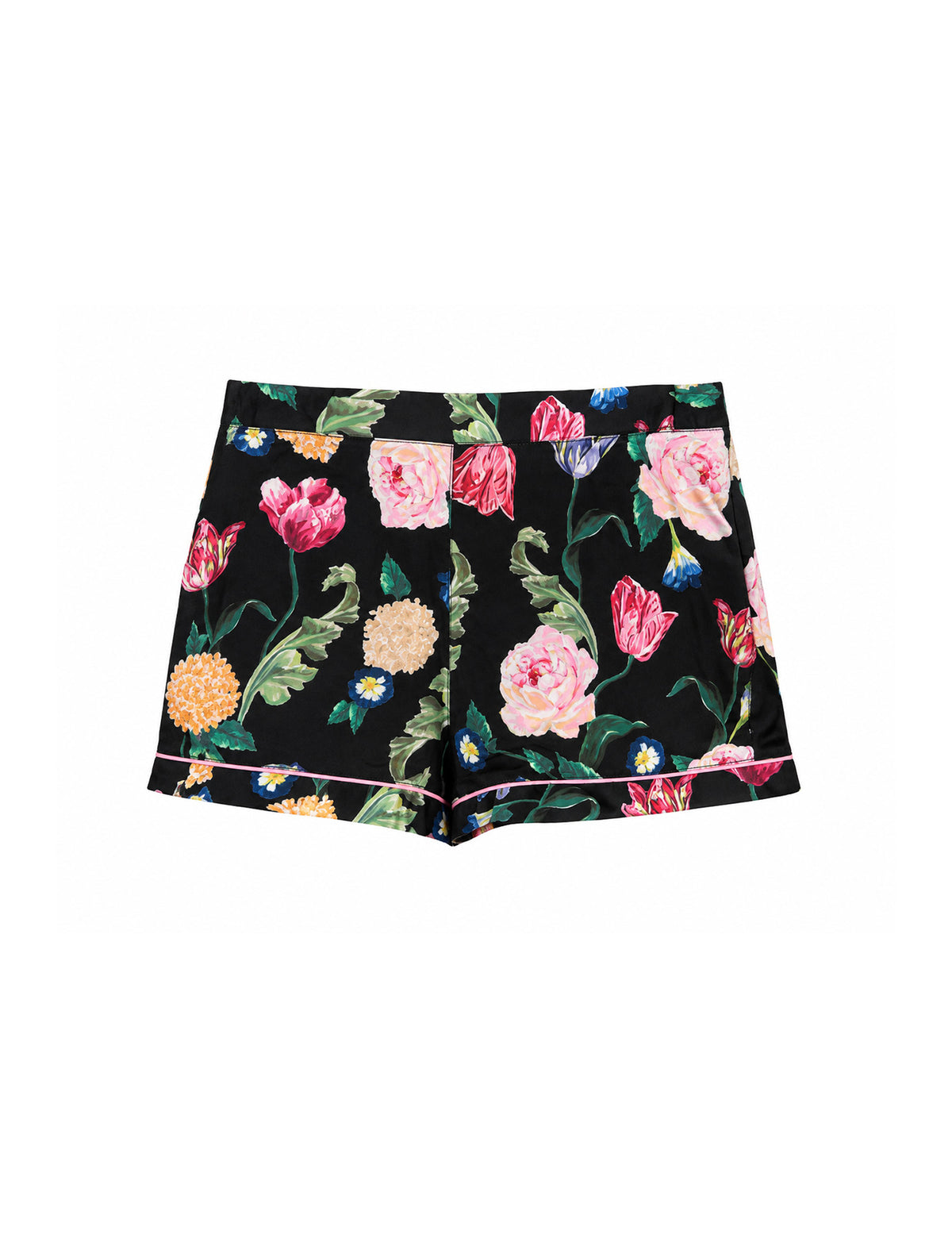 Tessa pyjama short zwart
